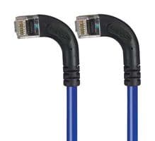 TRD695RA9BL-30 - L-COM - TRD695RA9BL-30 - Ethernet Cable, Cat6, 90° RJ45 Plug to 90° RJ45 Plug, UTP (Unshielded Twisted Pair), Blue, 9.1 m