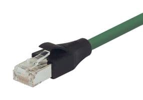 TRD695SCR-GR-15 - L-COM - TRD695SCR-GR-15 - Ethernet Cable, Cat6, RJ45 Plug to RJ45 Plug, Green, 4.6 m, 15 ft