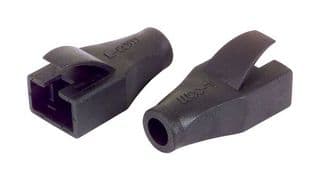 MPC45D60-BLK - L-COM - MPC45D60-BLK - Connector Accessory, Black, Snagless Boot, L-Com TDS8PC5 & TDS8PC6 Series Shielded RJ45 Plugs
