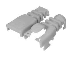 TDS8CVR-GR - L-COM - TDS8CVR-GR - Connector Accessory, Strain Relief Boot, L-Com TDS8 Series RJ45 Plugs, PP (Polypropylene)