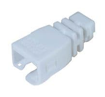TDS8CVR-WH - L-COM - TDS8CVR-WH - Connector Accessory, Strain Relief Boot, L-Com TDS8 Series RJ45 Plugs, PP (Polypropylene)