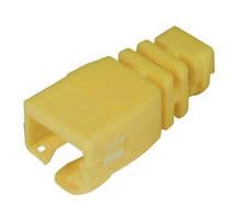 TDS8CVR-YL - L-COM - TDS8CVR-YL - Connector Accessory, Strain Relief Boot, L-Com TDS8 Series RJ45 Plugs, PP (Polypropylene)
