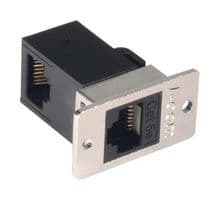 ECF504-R5E - L-COM - ECF504-R5E - In-Line Adapter, Cat5e, R/A, Adapter, In-Line, RJ45, RJ45