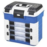 MP012224 - MULTICOMP PRO - MP012224 - Tool Case, w/Drawer, 420mm W x 303mm D x 400mm H, Polypropylene, 1 Top Organizer, 4 Bottom Boxes
