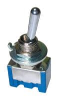 8J2021-Z - NIDEC COMPONENTS - 8J2021-Z - Toggle Switch, Miniature, On-Off-On, DPDT, Non Illuminated, 8J Series, Panel Mount, 6 A