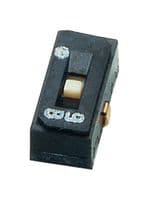 CAS-120TA1 - NIDEC COMPONENTS - CAS-120TA1 - Slide Switch, SPDT, On-On, Surface Mount, CAS Series, 100 mA