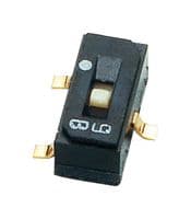 CAS-120TB1 - NIDEC COMPONENTS - CAS-120TB1 - Slide Switch, SPDT, On-On, Surface Mount, CAS Series, 100 mA