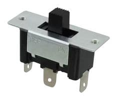 ES125A12-Z - NIDEC COMPONENTS - ES125A12-Z - Slide Switch, Miniature, SPST, Off-On, Panel Mount, ES Series, 25 A, 125 V