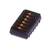 CHS-06TA1 - NIDEC COMPONENTS - CHS-06TA1 - DIP / SIP Switch, 6 Circuits, Slide, Surface Mount, SPST-NO, 6 V, 100 mA