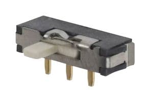 CSS-1211MC - NIDEC COMPONENTS - CSS-1211MC - Slide Switch, Compact, SPDT, Through Hole, CSS Series, 100 mA