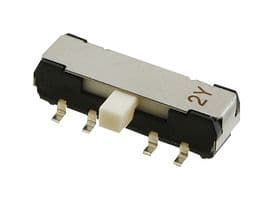 CL-SB-13A-02T - NIDEC COMPONENTS - CL-SB-13A-02T - Slide Switch, SP3T, On-On-On, Surface Mount, CL-SB Series, 200 mA