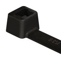 111-05250 T50I-PA66HS-BK - HELLERMANNTYTON - 111-05250 T50I-PA66HS-BK - Cable Tie, Nylon 6.6 HS (Polyamide 6.6 HS) (Heat Stabilised), Black, 305 mm, 4.6 mm, 80 mm, 225 N
