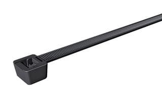 111-12066 T120R-PP-BK - HELLERMANNTYTON - 111-12066 T120R-PP-BK - Cable Tie, PP (Polypropylene), Black, 387 mm, 7.6 mm, 105 mm, 267 N