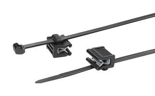 156-00010 T50ROSEC21-PA66HS/PA66HIRHS-BK - HELLERMANNTYTON - 156-00010 T50ROSEC21-PA66HS/PA66HIRHS-BK - CABLE TIE, 200MM, NYLON 6.6 HS/HIR, 225N