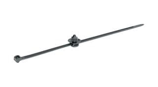 156-00076 T50ROSFT6-PA66HS/PA66HIRHS-BK - HELLERMANNTYTON - 156-00076 T50ROSFT6-PA66HS/PA66HIRHS-BK - CABLE TIE, 200MM, NYLON 6.6 HS/HIR, 225N