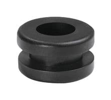 633-03020 HV1302-PVC-FR-BK - HELLERMANNTYTON - 633-03020 HV1302-PVC-FR-BK - Grommet, Edge Protection, Open, 8 mm, 9 mm, PVC (Polyvinylchloride), 11 mm, 3 mm