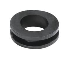 633-03050 HV1305-PVC-FR-BK - HELLERMANNTYTON - 633-03050 HV1305-PVC-FR-BK - Grommet, Edge Protection, Open, 14 mm, 15 mm, PVC (Polyvinylchloride), 18 mm, 3 mm