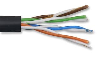 900254CA0000FE0100 - DRAKA - 900254CA0000FE0100 - Networking Cable, Patch, Unscreened, Cat5e, 26 AWG, 0.36 mm², 328 ft, 100 m
