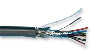 1219/12C SL005 - ALPHA WIRE - 1219/12C SL005 - Multicore Cable, Control, Screened, 12 Core, 24 AWG, 0.23 mm², 100 ft, 30.5 m