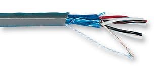 2211C SL005 - ALPHA WIRE - 2211C SL005 - Multipair Cable, Communication, Screened, 1 Pair, 22 AWG, 0.35 mm², 100 ft, 30.5 m