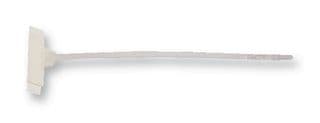 148-00001 T18RSA-PA66-NA - HELLERMANNTYTON - 148-00001 T18RSA-PA66-NA - Cable Tie, Nylon (Polyamide), White, 100 mm, 2.5 mm, 16 mm, 18 lb