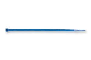 111-00265 T18R-PA66-BU - HELLERMANNTYTON - 111-00265 T18R-PA66-BU - Cable Tie, Inside Serrated, Nylon 6.6 (Polyamide 6.6), Blue, 100 mm, 2.5 mm, 20 mm, 18 lb