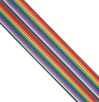3302/16SF - 3M - 3302/16SF - Ribbon Cable, Unscreened, 16 Core, 28 AWG, 0.072 mm², 100 ft, 30.5 m