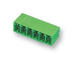 21.155MH/3-E - IMO PRECISION CONTROLS - 21.155MH/3-E - Terminal Block, Horizontal, Header, 3.81 mm, 3 Ways, 10 A, 250 V, Through Hole Right Angle