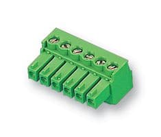 21.1550M/6-E - IMO PRECISION CONTROLS - 21.1550M/6-E - Pluggable Terminal Block, 3.81 mm, 6 Ways, 28 AWG, 16 AWG, 1.5 mm², Screw