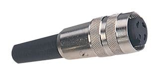 09 0318 00 05 - BINDER - 09 0318 00 05 - Circular Connector, Miniature Circular Connector, 680 Series, Cable Mount Receptacle, 5 Contacts