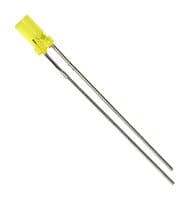 L-424YDT - KINGBRIGHT - L-424YDT - LED, Cylindrical, Yellow, Through Hole, T-1 (3mm), 20 mA, 2.1 V, 588 nm