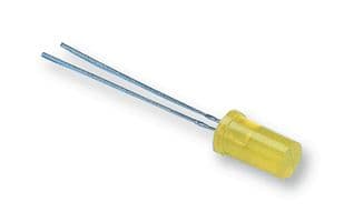 L-483YDT - KINGBRIGHT - L-483YDT - LED, Cylindrical, Yellow, Through Hole, T-1 3/4 (5mm), 20 mA, 2.1 V, 588 nm