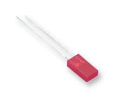 L-383IDT - KINGBRIGHT - L-383IDT - LED, Rectangular, Red, Through Hole, 2.5mm x 5mm, 20 mA, 2 V, 625 nm