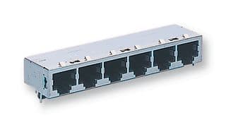 94910-001MLF - AMPHENOL COMMUNICATIONS SOLUTIONS - 94910-001MLF - Modular Connector, RJ45 Jack, 1 x 1 (Port), 8P8C, Cat3, Through Hole Mount