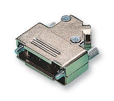 MHD45PK37-K - MH CONNECTORS - MHD45PK37-K - D Sub Backshell, DC, 45°, Metallised Thermoplastic Body