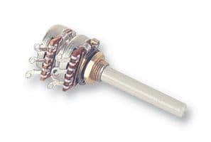 27ESA103MMF50NF - CITEC - TE CONNECTIVITY - 27ESA103MMF50NF - Rotary Potentiometer, Spindle Operated, 10 kohm, 1 Turns, Linear, 400 mW, ± 20%, 27 Series
