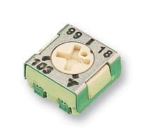 TS53YJ202MR10 - VISHAY - TS53YJ202MR10 - Trimmer, Single Turn, Cermet, Top Adjust, 2 kohm, Surface Mount, 1 Turns