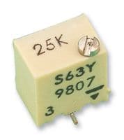 TS63Y103KT20 - VISHAY - TS63Y103KT20 - Trimmer, Multi Turn, Cermet, Top Adjust, 10 kohm, Surface Mount, 15 Turns