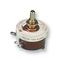 RHS1K0 - OHMITE - RHS1K0 - Rheostat, Wirewound, 1 kohm, 25 W, H Series, Panel Mount, Flatted
