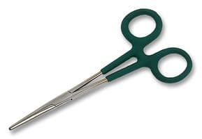 9PK-T406 - DURATOOL - 9PK-T406 - Forceps, Stainless Steel, Straight, Green Handle, 150 mm Overall
