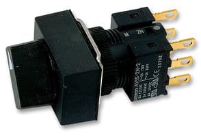 A165S-J2M-2 - OMRON INDUSTRIAL AUTOMATION - A165S-J2M-2 - Rotary Switch, 2 Position, 2 Pole, 45 °, 5 A, 250 V, A165S Series