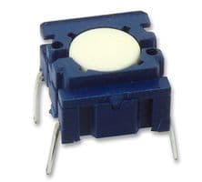 RA3ATL6 - MULTIMEC - RA3ATL6 - Tactile Switch, Multimec 3A Series, Top Actuated, Through Hole, Round Button, 300 gf