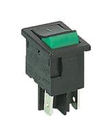 H8500XBAAC - BULGIN / PARTNER STOCK - H8500XBAAC - Rocker Switch, Off-On, SPST, Non Illuminated, Panel Mount, Black, 8500 Series