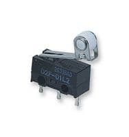 SS-01GL2D - OMRON - SS-01GL2D - Microswitch, Subminiature, Hinge Roller Lever, SPDT, Through Hole, 100 mA, 30 V