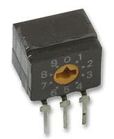A6C-10R(N) - OMRON ELECTRONIC COMPONENTS - A6C-10R(N) - Rotary Switch, 10 Position, 1 Pole, 36 °, 250 V, A6C Series