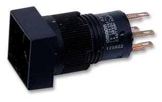A3CA-7011 - OMRON INDUSTRIAL AUTOMATION - A3CA-7011 - Pushbutton Switch, A3C Series, 12 mm, SPST-NO, SPST-NC, Momentary, Square