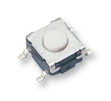 B3S-1000 - OMRON - B3S-1000 - Tactile Switch, B3S Series, Top Actuated, Surface Mount, Round Button, 160 gf, 50mA at 24VDC