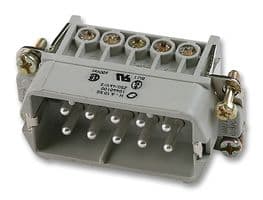 10.4401 - LAPP - 10.4401 - Heavy Duty Connector, 10+PE, Wire Protection, HA, Insert, 10 Contacts, 10A, Plug, Screw Pin