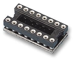 14-354000-11-RC - ARIES - 14-354000-11-RC - IC & Component Socket, 14 Contacts, Adaptor, 1.27 mm, 354000, 7.62 mm, Beryllium Copper