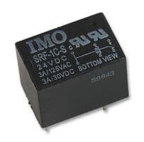 SRF-1C-SL-24VDC - IMO PRECISION CONTROLS - SRF-1C-SL-24VDC - General Purpose Relay, SRF Series, Power, Non Latching, SPDT, 24 VDC, 1 A